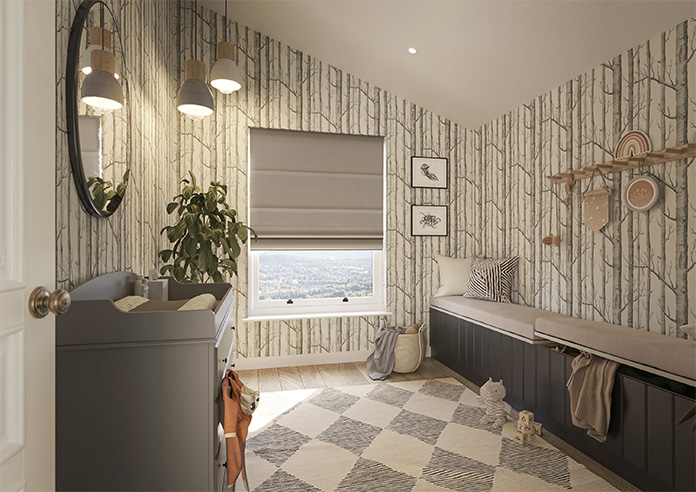 Oslo, Straw - Roman Blind - Image 6